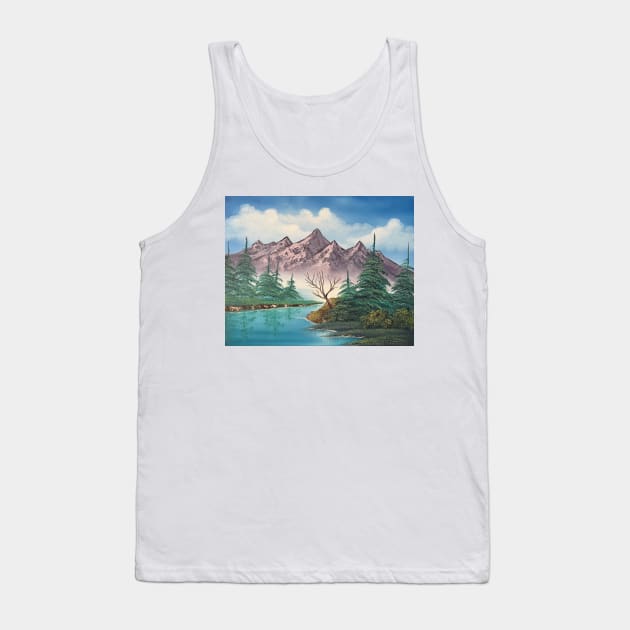 Purple Mountain Range Tank Top by J&S mason